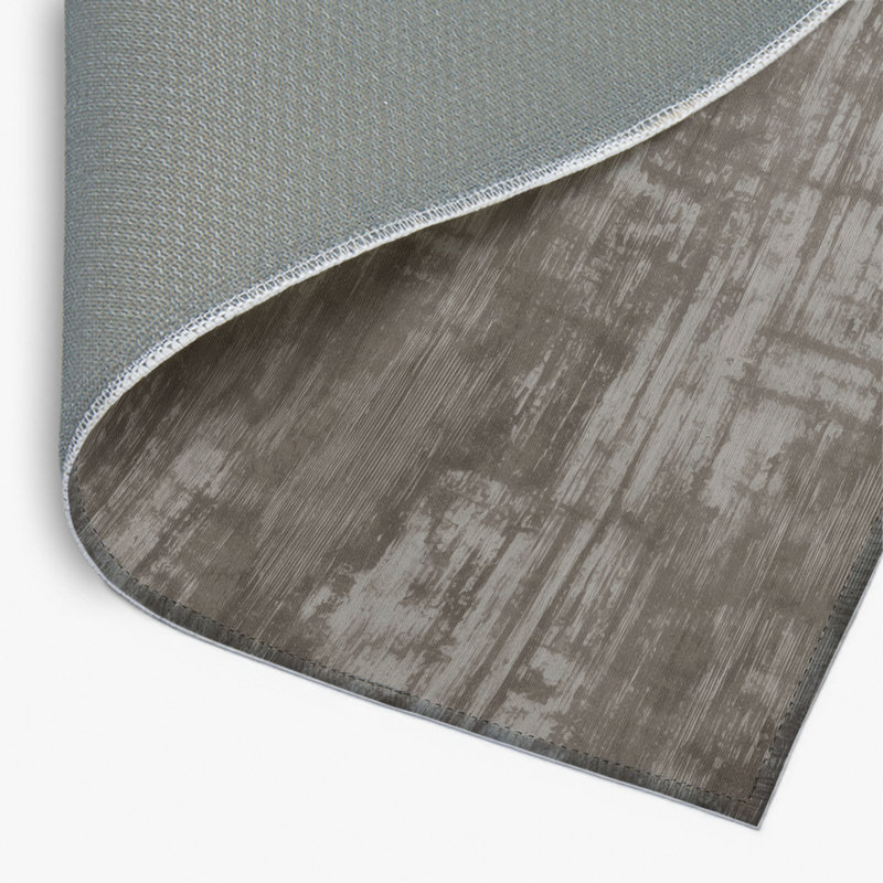 Tapis gris abstrait intérieur et extérieur, Rectangulaire 2 pi x 3 pi