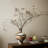 Brown Mid‑Century Novelty Ceramic Table Vase