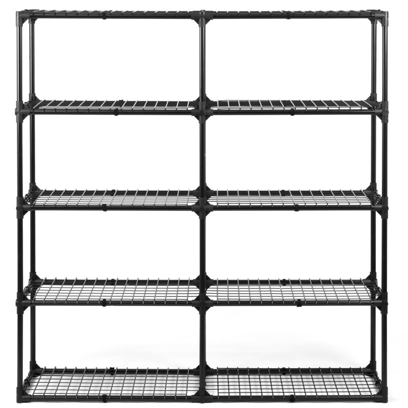 Tablette à 5 tablettes avec couvercle - 56,79 po Profondeur, surface de rangement robuste
