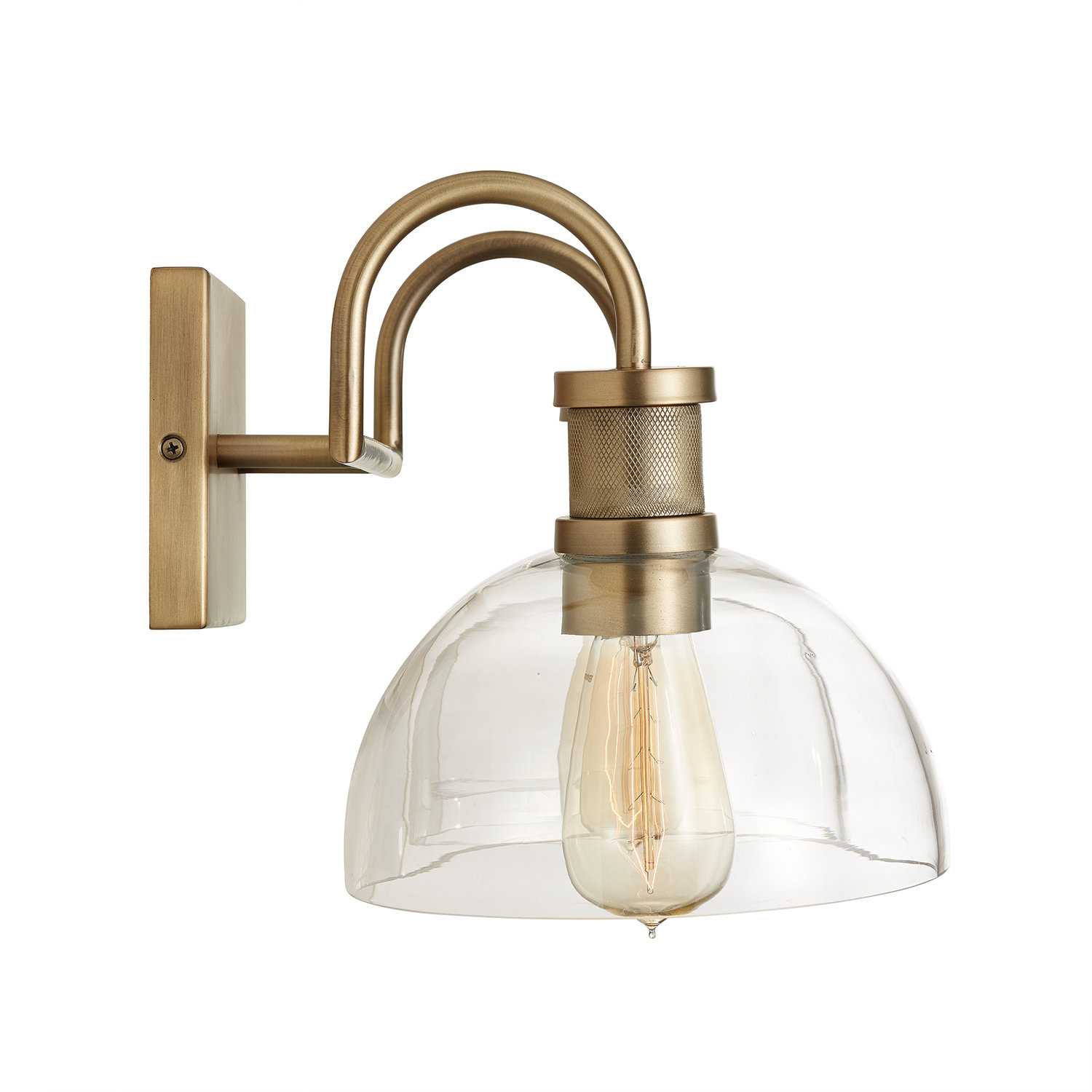 Rochelle Dimmable Brass Vanity Light, 2