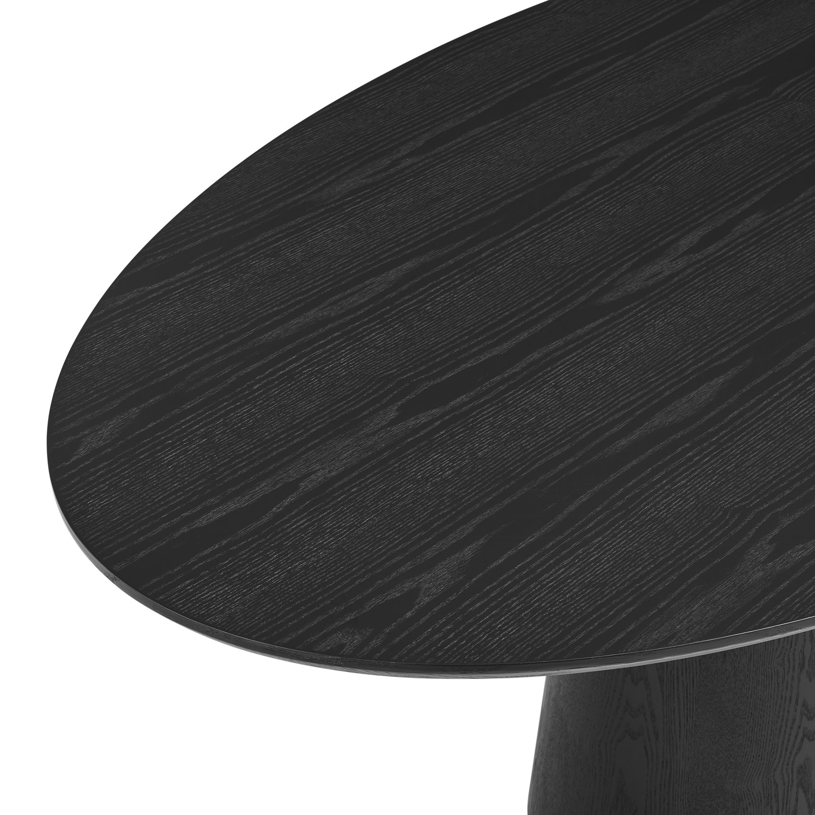 Adara 79" Dining Table, Matte Black
