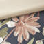 Édredon bleu marine 8 pièces - style coussins décoratifs brodés lavables à la machine et froissables - pour lit 2 coussins, taies décoratives 1 jupe vapeur