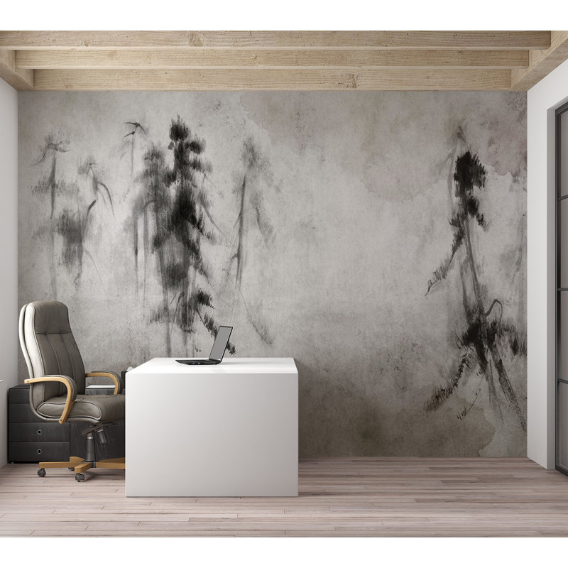 Papier peint botanique - Tact mystérieux de la nature, L 27 po x l 39 po