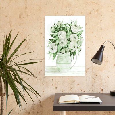 «Ranunculus Pitcher», art floral contemporain