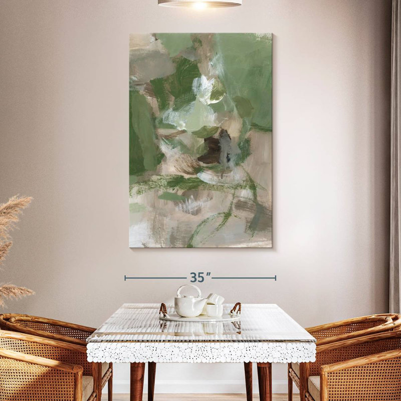 Avery Green Tea I, 51" H x 34" W