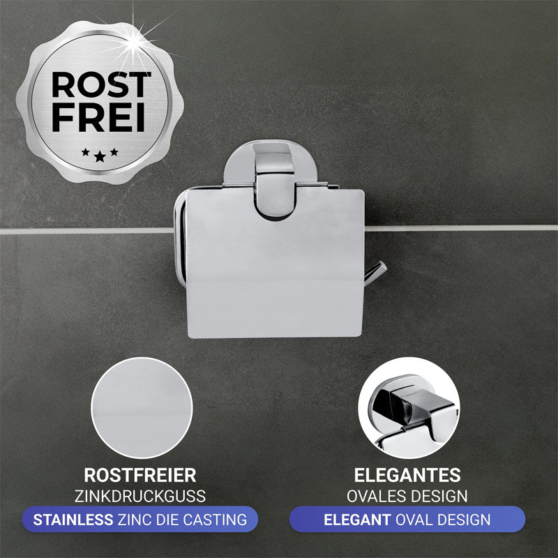 Harel Wall Mounted Toilet Paper Holder