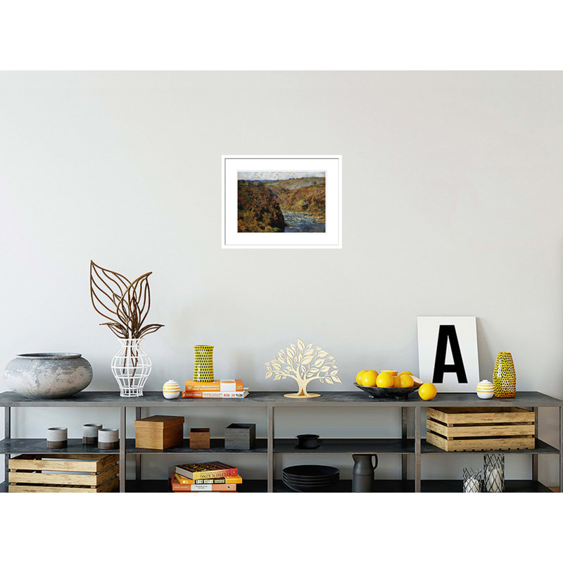 «Valley of the Creuse (Sunlight Effect)» par Claude Monet, impression giclée encadrée, H 16,85 po x l 21,75 po