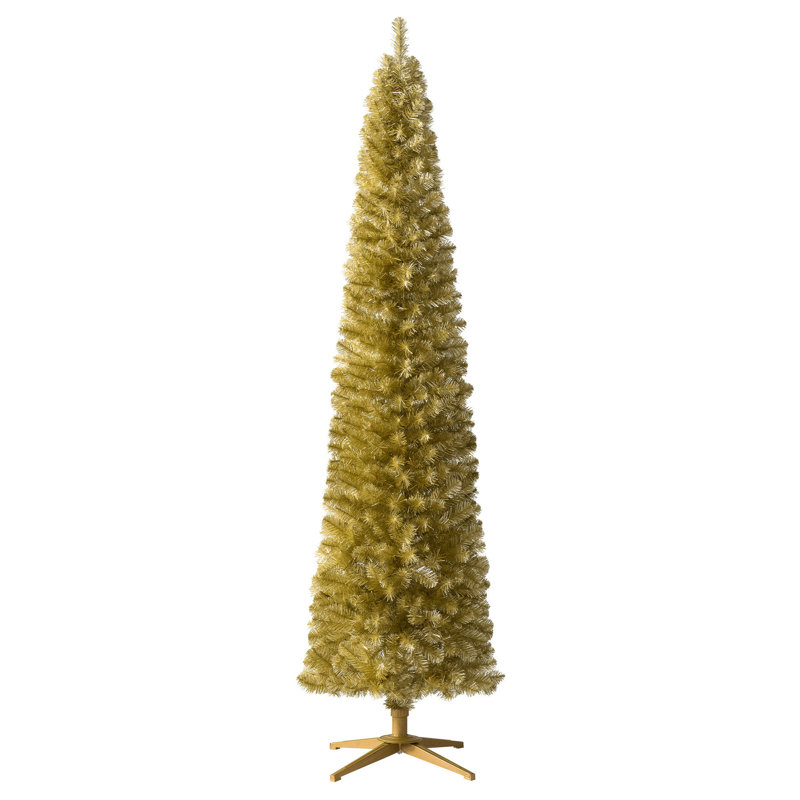 7' Lighted Pine Christmas Tree