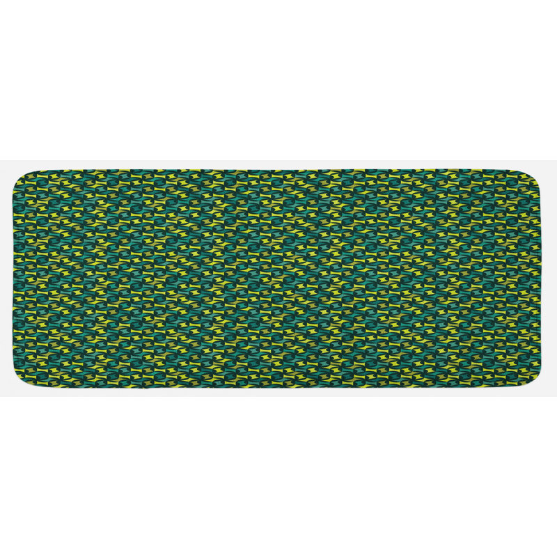 Modern & Contemporary Synthetic Kitchen Mat