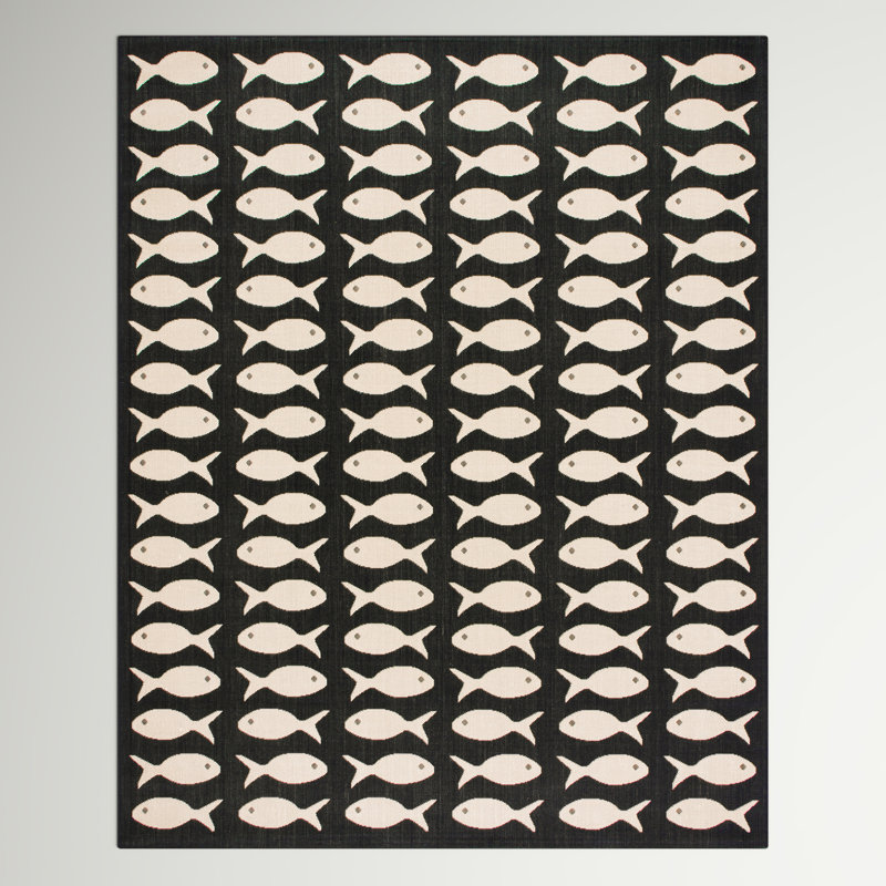 Pompen Performance Indoor/Outdoor Area Rug, Rectangle 5'3" x 7'7"
