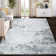 Trellis Washable Abstract Indoor Rug