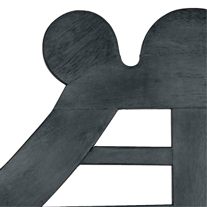 Banc de jardin en bois Cullins, Gris Ardoise Foncé