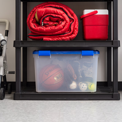 IRIS Weatherproof Clear Plastic Storage Tote