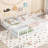 Double Twin Floor Bed With Fence, Guardrails-469027028