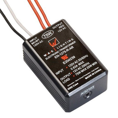 Remote 75W 12V Electronic Transformer