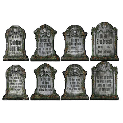 Halloween Tombstone Cutouts