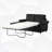 58" Pull Out Sofa Bed with Twin Size Memory Mattress-656358544