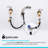 Widespread 2-handle Bathroom Faucet with Drain Assembly-59396039