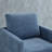 30.5" W Upholstered Comfy Swivel Club Chair-850508338