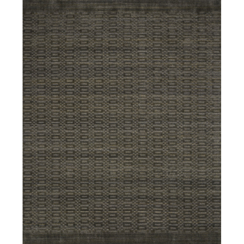 Tejada Viscose Geometric Indoor Rug, Rectangle 5'6" x 8'6"