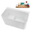 Baignoire autoportante 47 "avec drain interne Streamline-102279124