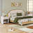 Modern Nightstand with Drawer Storage, Engineered Wood Construction-1006812329