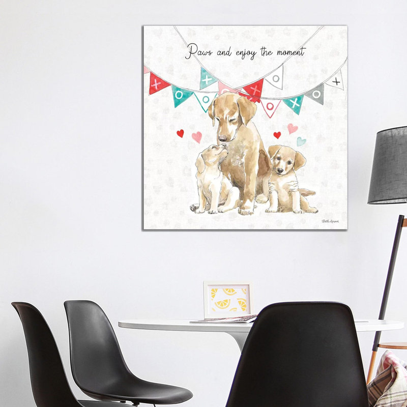 Paws Of Love III by Beth Grove - Wrapped Canvas Print, 93.98 cm H x 93.98 cm W x 1.91 cm D