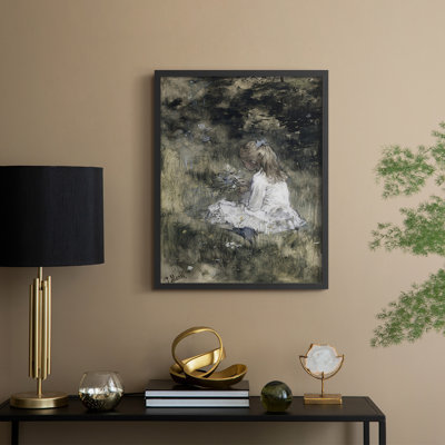«Vintage Animal Print», reproduction encadrée en bois massif