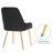 Maulsby Tufted Velvet Dining Chair-400136013
