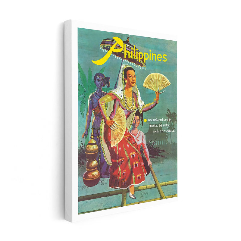 Danseur du sud des Philippines, Unframed, Canevas, H 11 po x l 14 po
