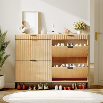 10 Pair Shoe Storage Cabinet