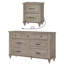 Ensemble de chambre Scarlett 2 pièces - Comprend une commode à 7 tiroirs, une table de chevet avec station de recharge et tiroirs, et un ensemble commode et table de chevet en 2 pièces.-311253293-318467460