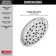 Multi Function Fixed Shower Head with H2Okinetic Technology