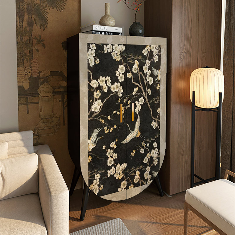 Armoire de rangement pour chambre à coucher légère et luxueuse