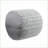 Ottoman: Modern Cylindrical Chenille Footstool, Non-Slip Seating, 16”Dia x17”H | Charcoal Gray | Textile