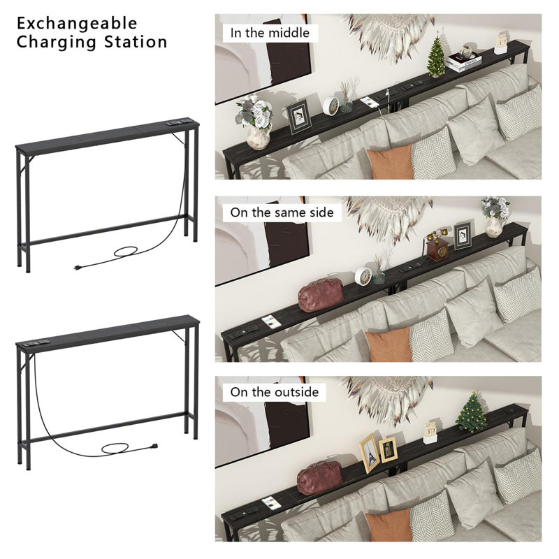 Andilynn 120cm Console Table, Black