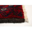 Tapis bleu marine en laine noué à la main de conception unique 3 pi 3 po x 5 pi 8 po New Age