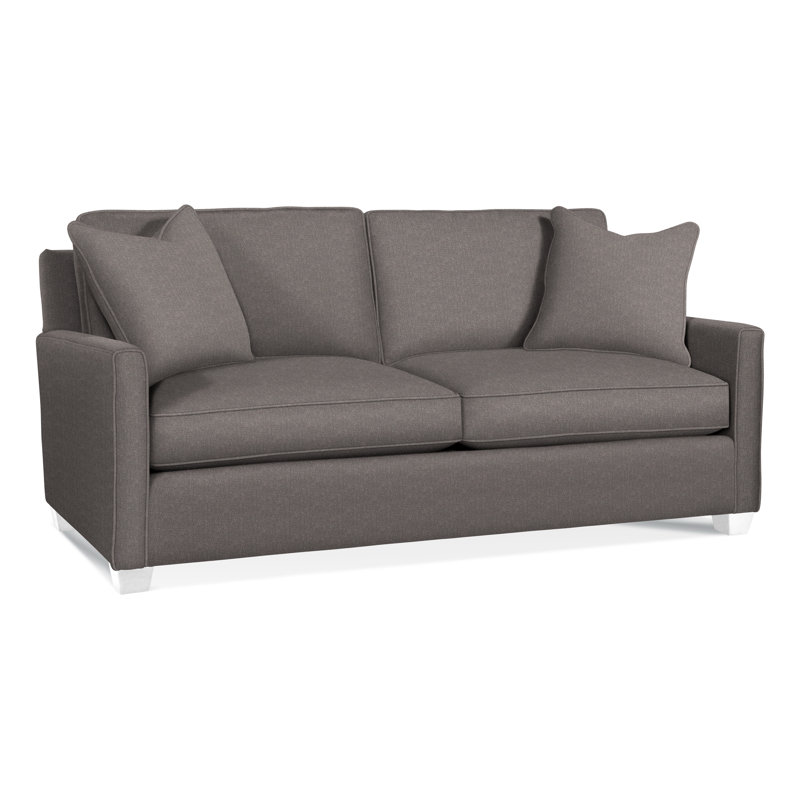 Nicklaus Sofa, Innerspring Mattress, Green Performance Fabric; 0851-54, Frost White