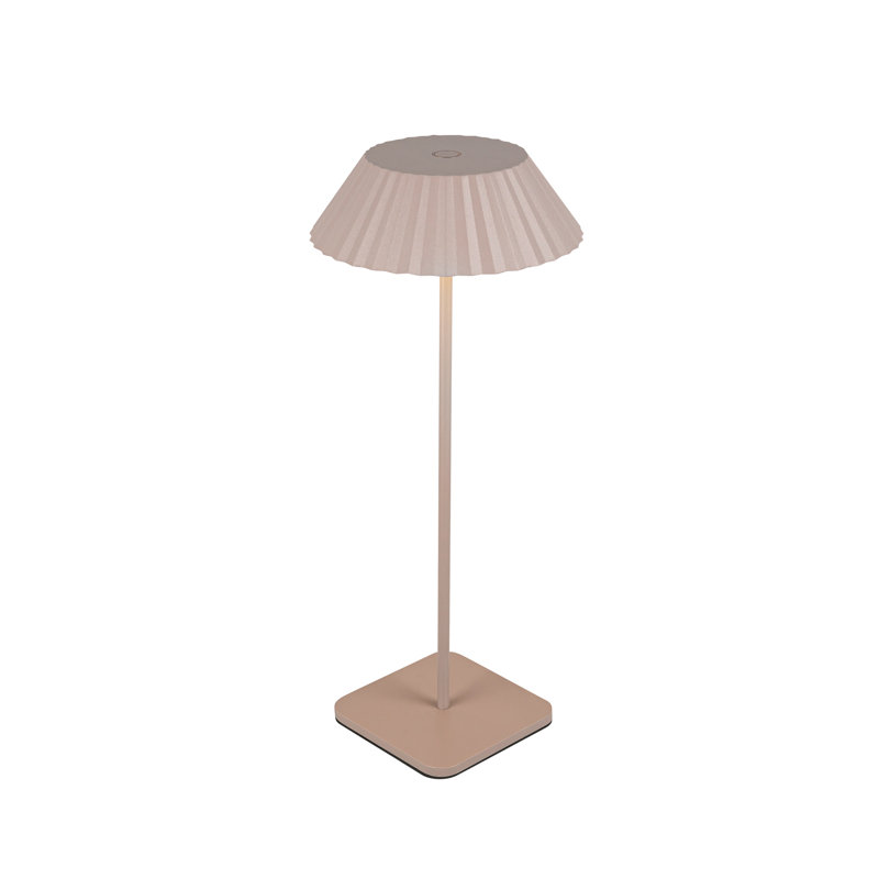Pela 6-In LED Table Lamp, Moonstone Gray