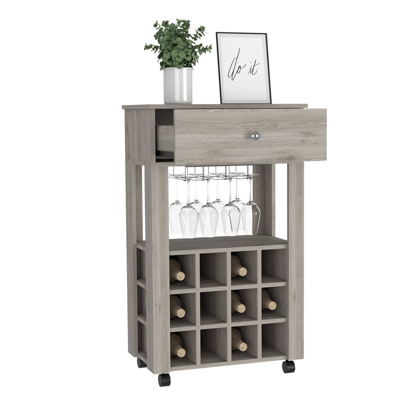 Tiroir-chariot DEPOT E-SHOP Margh, gris clair
