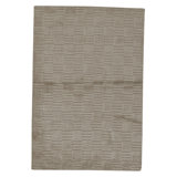 Mountain King Wool Geometric Area Rug in Gray