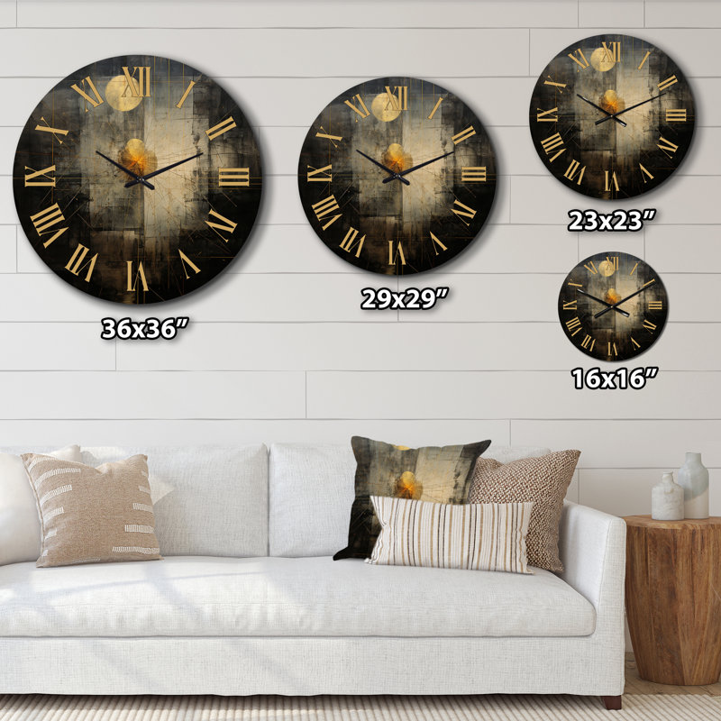 Horloge murale pleine lune se levant, Grand