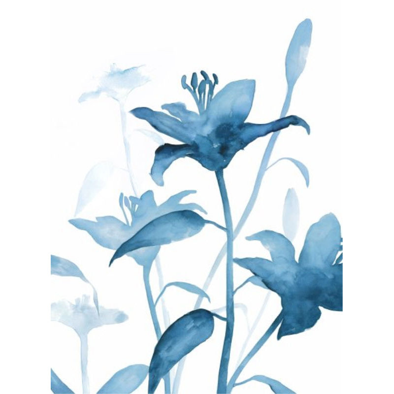 Floral Rhythm II Print by Janice Sadler, Outdoor, 63" H x 47" W