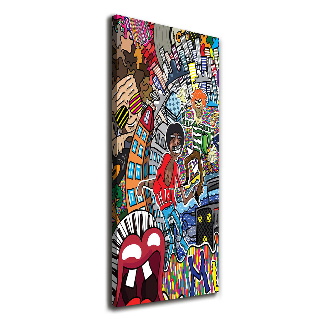 Musik-Collage - Kunstdrucke auf Leinwand - Wrapped Canvas