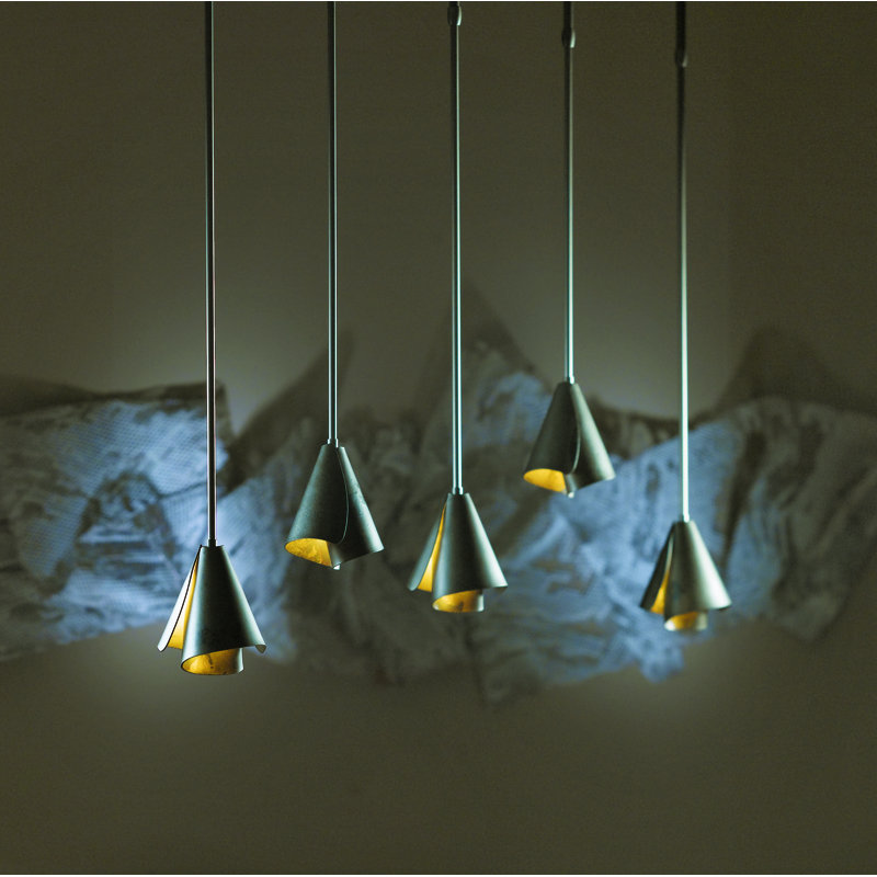 Mobius 1 - Light 8" Wide Single Pendant, Natural Iron