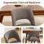 Chaise d'appoint rembourrée en bois massif-896201413