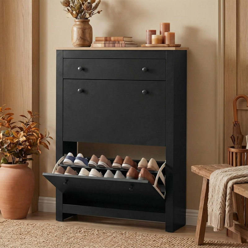 8 Pair Shoe Storage Cabinet