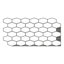 Carrelage mosaïque auto-adhésif en aluminium 34 po x 88 po