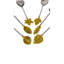 Gillenwater 6 Piece Stainless Steel Hostess Set