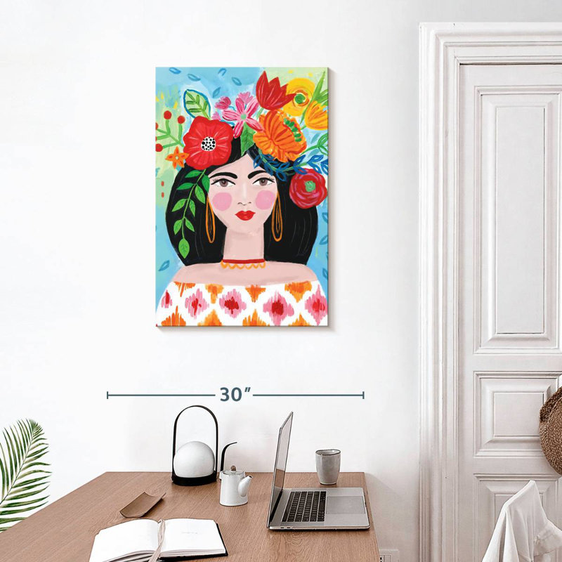 Leisha Boho Girl II, H 30 po x l 20 po